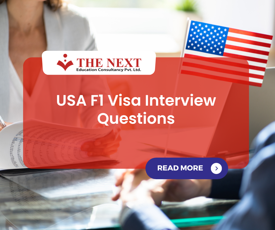 USA F1 Visa Interview Questions
