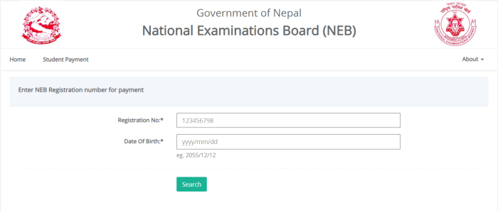 NEb retotalling ONline payment